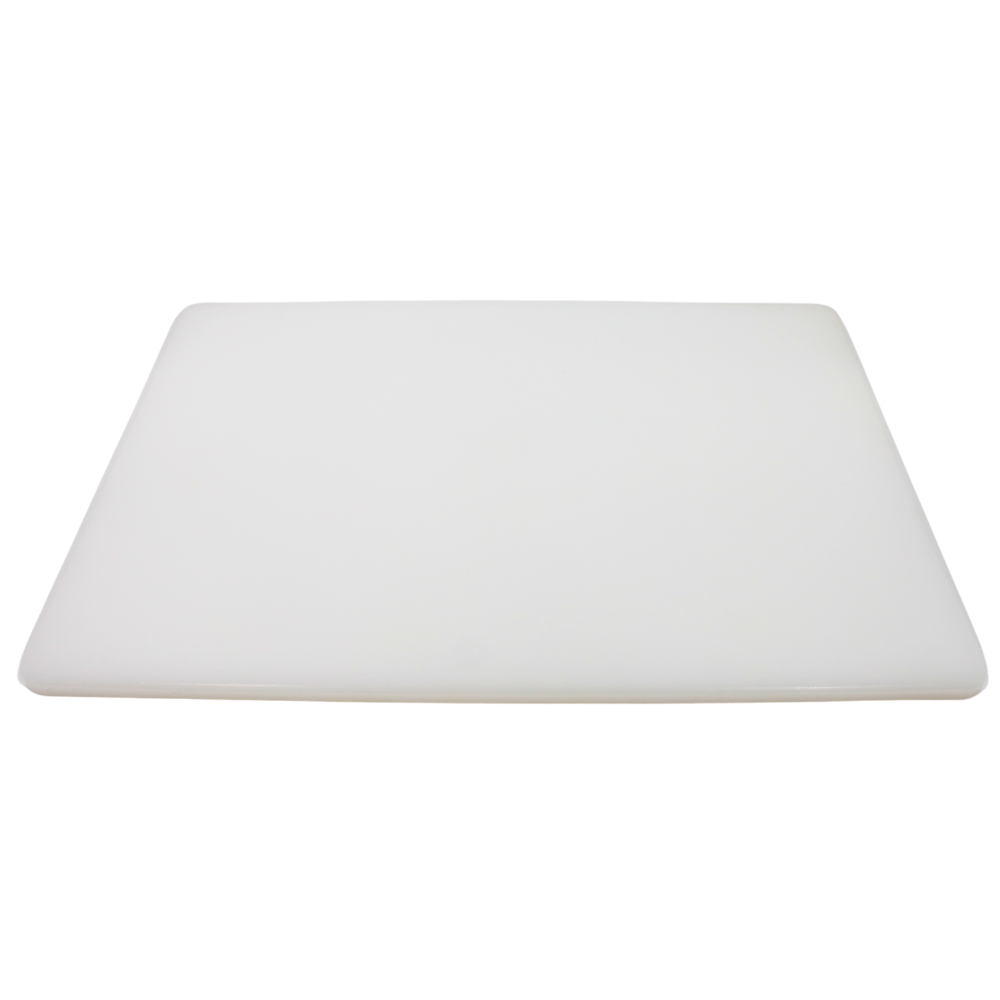 Tabla Para Picar De Plastico Blanco 45X60X1.27 Cm / 18"X24"X1/2"@