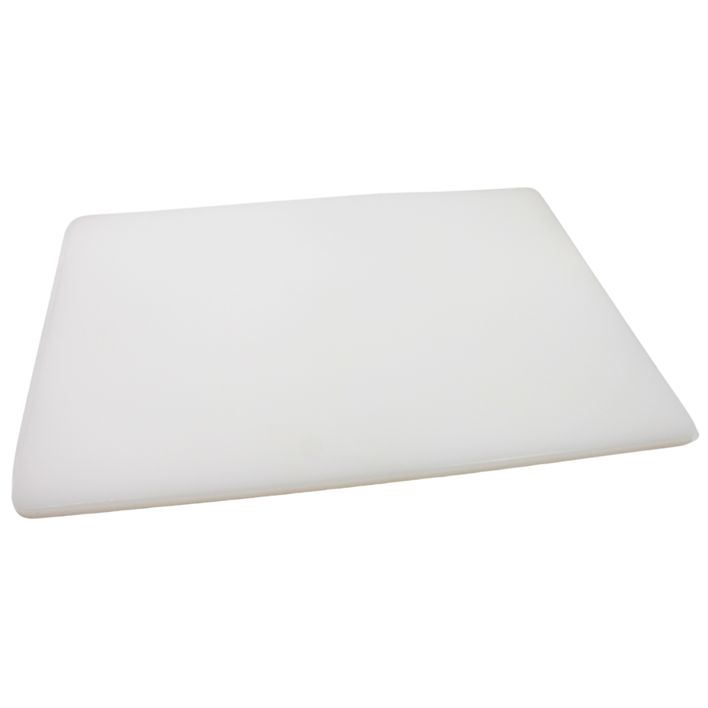 Tabla Para Picar De Plastico Blanco 45X60X1.27 Cm / 18"X24"X1/2"@