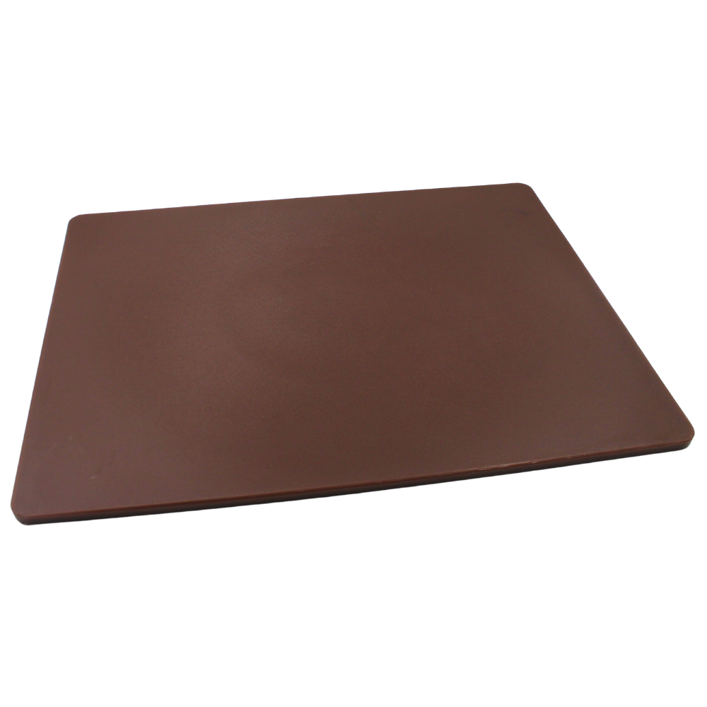 Tabla Para Picar De Plastico Cafe 45X60X1.27 Cm / 18"X24"X1/2"@