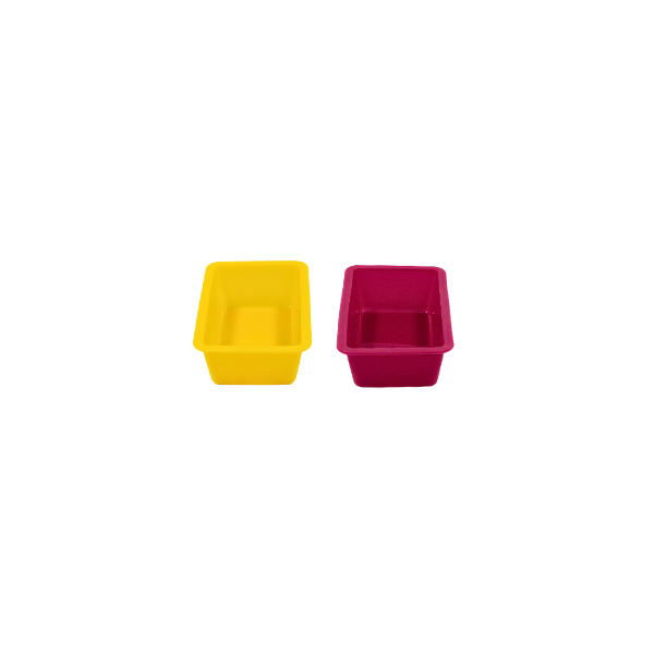 Set de 2 moldes de silicón 11 x 6.5 cm