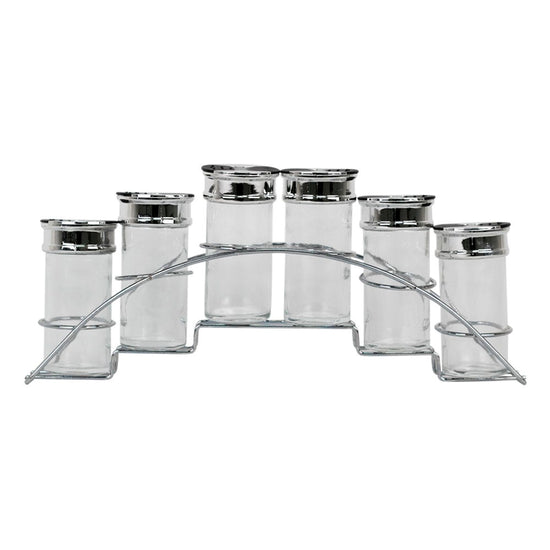 Set de 6 especieros, capacidad 180 ml Mod. Ata0525(12)