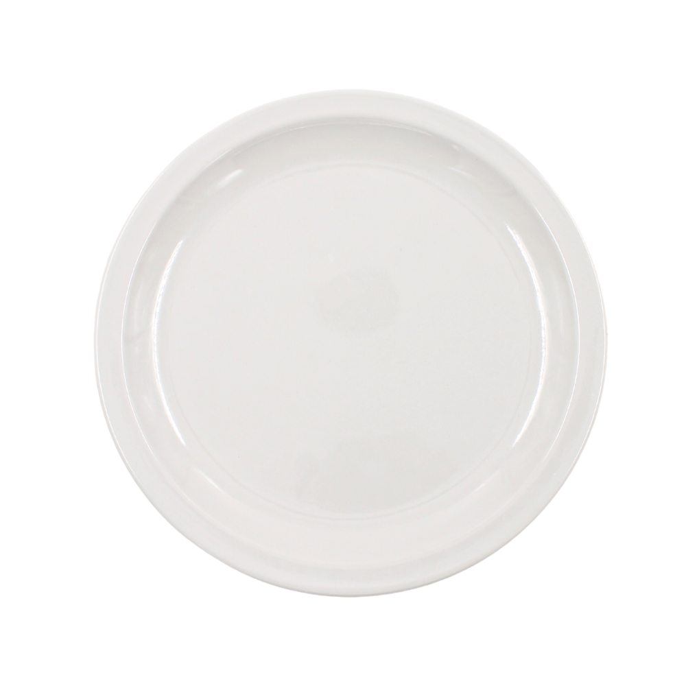 Plato Extendido 9" 22.5 cm melamina blanco ostion