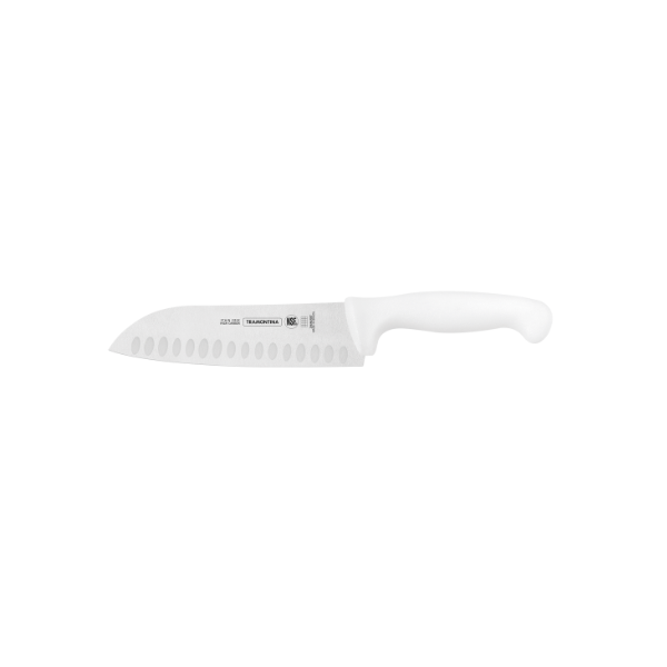 Cuchillo Santoku 7" Tramontina Profesional blanco