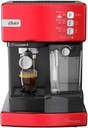 Cafetera automática de espresso roja Prima Latte Oster(BAJA)