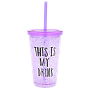 Vaso térmico "This is my drink" 450 ml(BAJA)