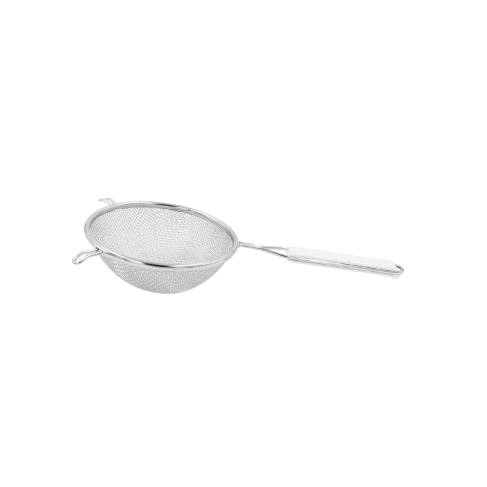 Colador Freidor doble malla 16 cm acero inoxidable