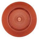 Plato Base Square Bronce 33 cm x 2.5 cm(BAJA)