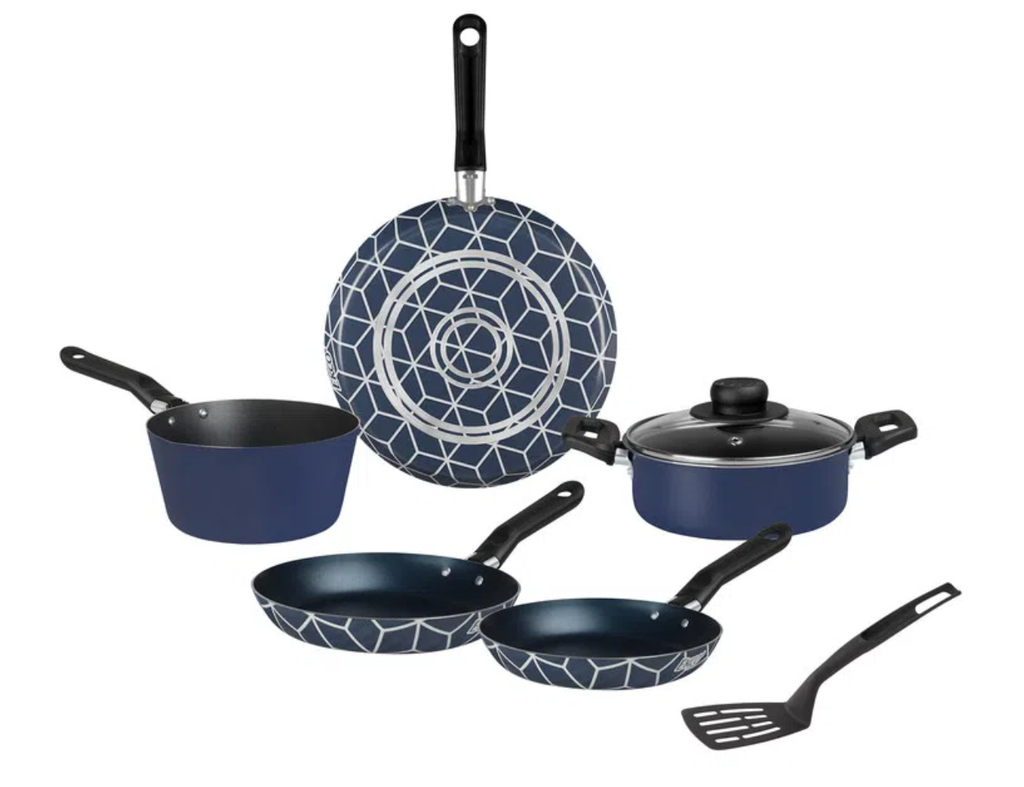 Batería de cocina Ekco One 7 piezas de aluminio(BAJA)