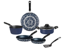 Batería de cocina Ekco One 7 piezas de aluminio(BAJA)
