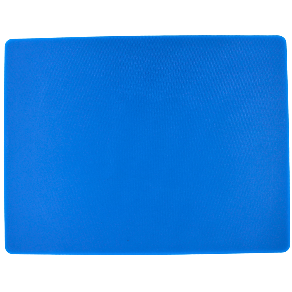Tabla para picar de plástico azul 50x38x1.27 cm / 15"x20"x1/2"@