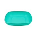 Plato hondo cuadrado verde@