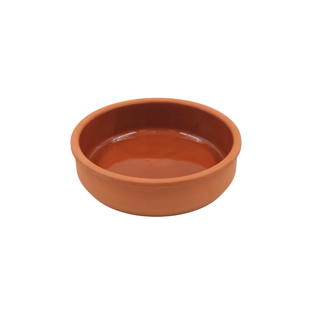 Tazón redondo para hornear de barro 14x4 cm(BAJA)