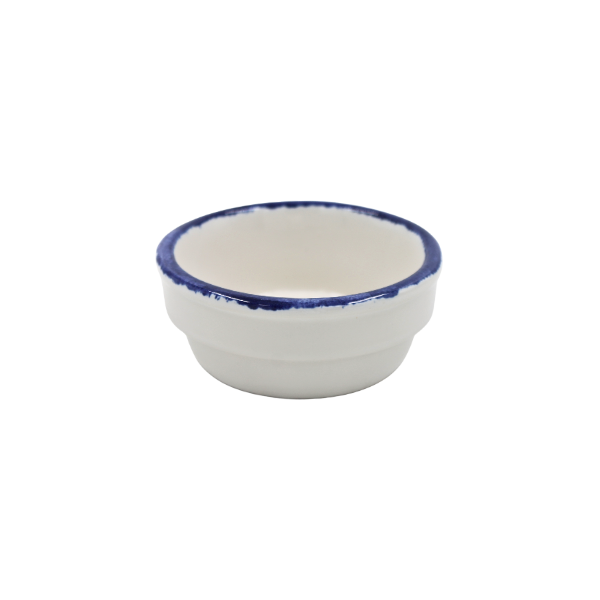Tazón apilable 12 oz azul cobalto tordillo/ultra blanco