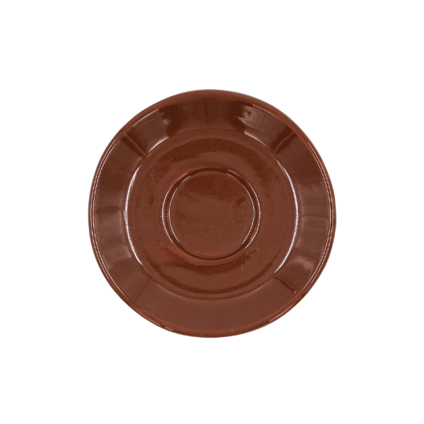 Plato Jumbo 6 1/2" Café Chocolate 17 cm