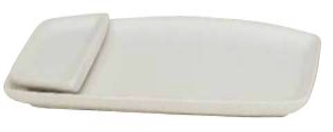 Plato Oblongo Ultra Blanco