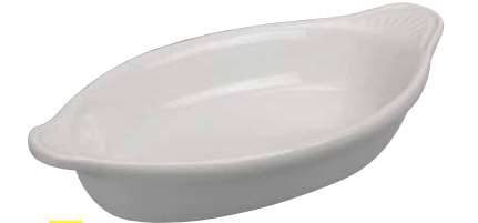 Plato Gales RAREBIT Relieve 8 oz Marron Laredo/Blanco