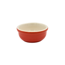 Plato cocota 8 oz caqui/blanco