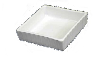 Plato Cuadrado Creme Brulees 5 Oz.Varios Colores
