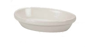 Platon Hornear Ovalado 12 Oz. Ultra Blanco