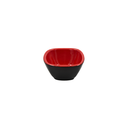 Ramekin cuadrado 3 oz. negro mate / salsa