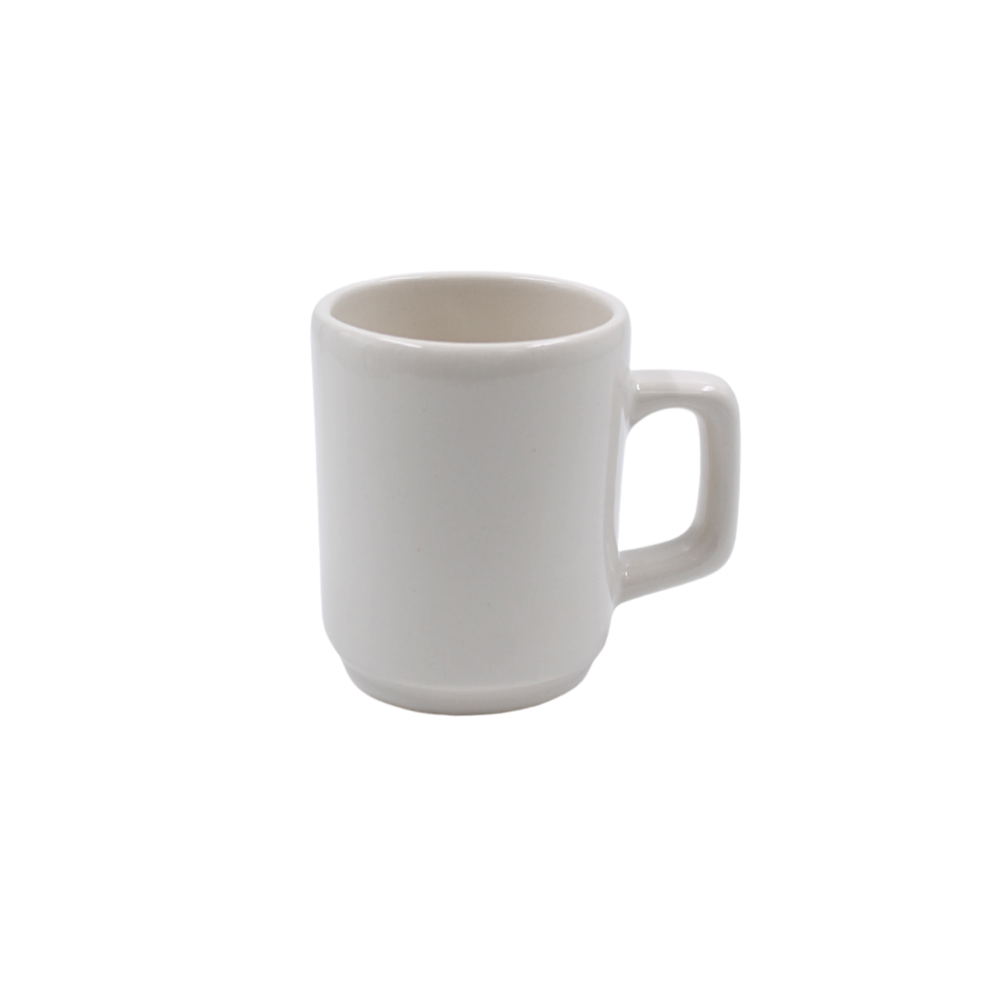 Taza de cerámica blanca 9 onzas "El Paso"