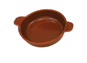 Platon Hornear Ovalado 12 Oz. Mota Clara