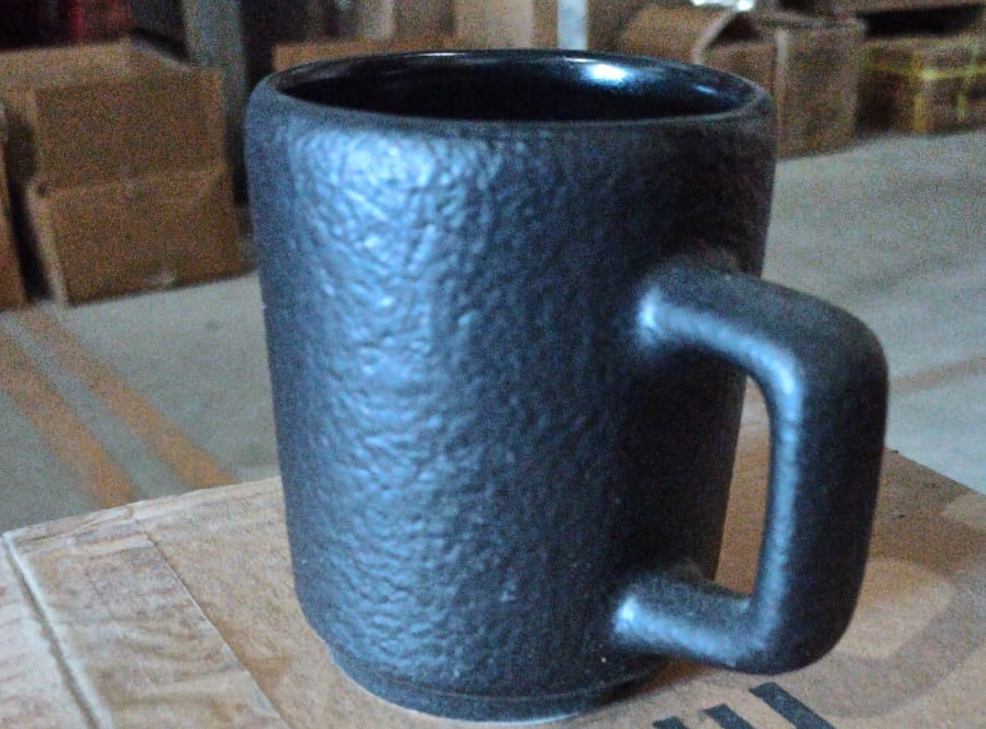 Taza El Paso 9 Oz. Negro Hierro/Negro Mate