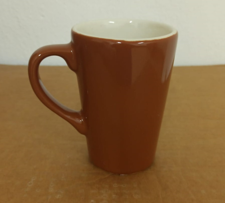 Taza Balboa 8 oz Rojo café/Blanco