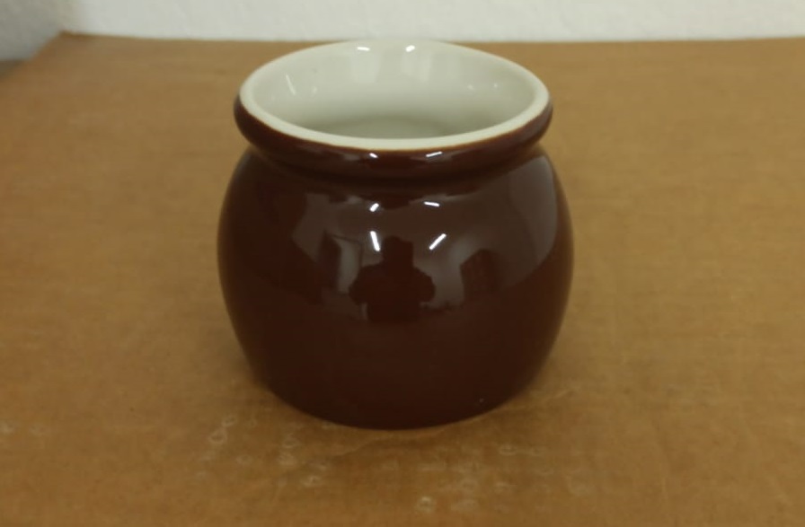 Tazon Para Frijol 7 Oz. Chocolate / Blanco