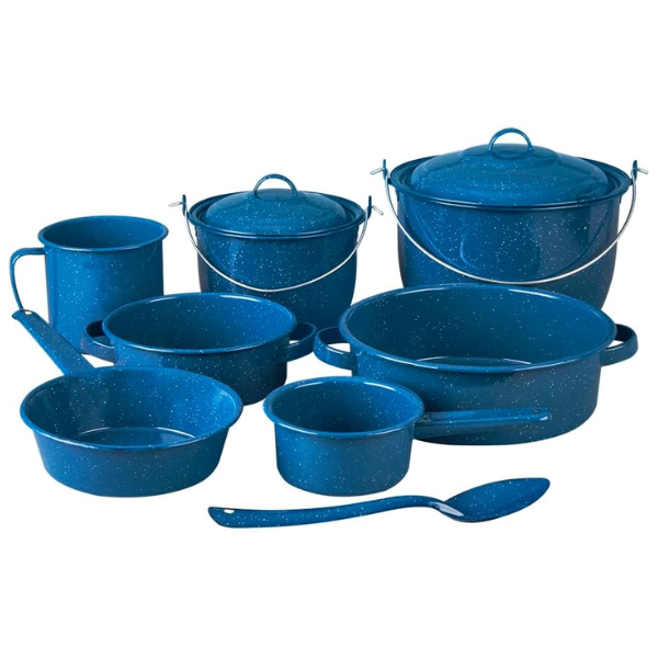 Bateria de peltre Superior color Azul Real Nevado Cinsa(BAJA)