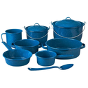 Bateria de peltre Superior color Azul Real Nevado Cinsa @