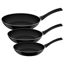 Juego de Sartenes 3 Pzas Negro Everday(One Shot)