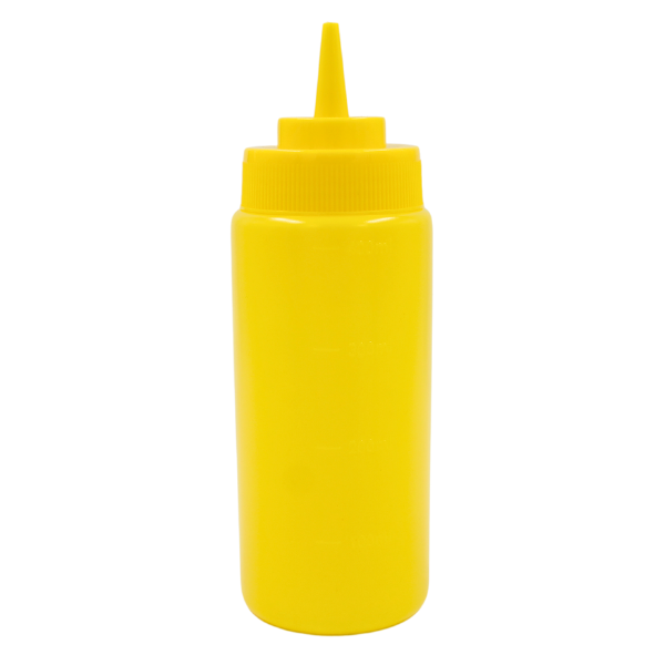 Recipiente para aderezo amarillo 16 oz @
