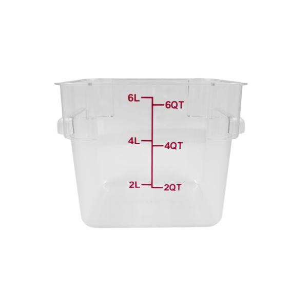 Contenedor de policarbonato cuadrado 6 litros@