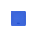 Tapa azul para contenedor de policarbonato cuadrado 18L@