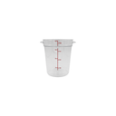 Contenedor de policarbonato redondo 4L