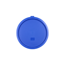 Tapa azul para contenedor de policarbonato redondo 10L@