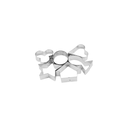 Cortador de galletas 6 piezas.@ (10)