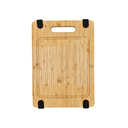 Tabla Bambú pequeña con topes negro 28*20*1.5 cm@