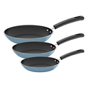 Juego de sartenes Tramontina Ritual azul 3 piezas(BAJA)