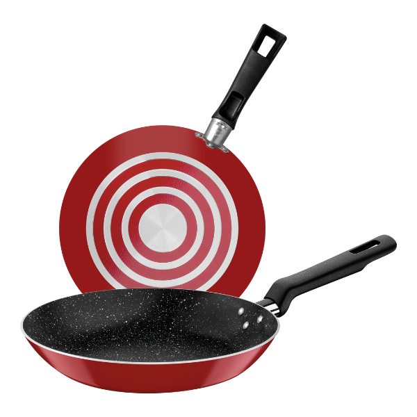 Juego de Sartenes Tramontina Roch Rojo 20 y 24 cm