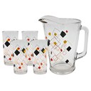 Juego de Agua 5 piezas Rombos Crisa (One Shot)