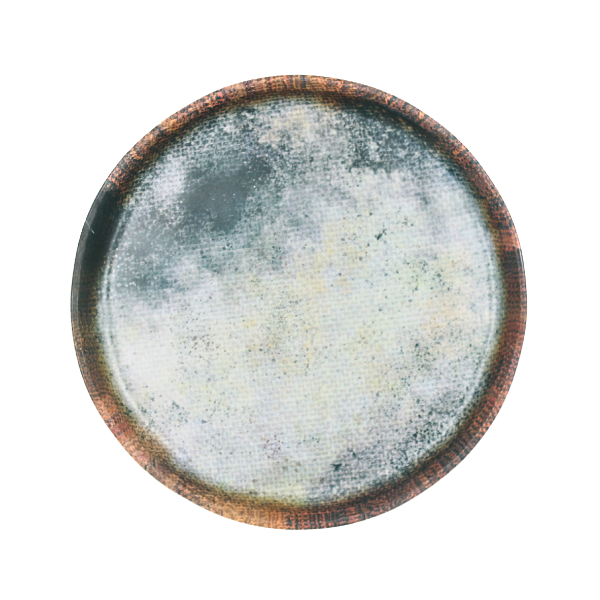 Plato trinche Hygge 23 cm Space 100% melamina @