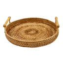 Bandeja de servicio de ratán 24 cm @