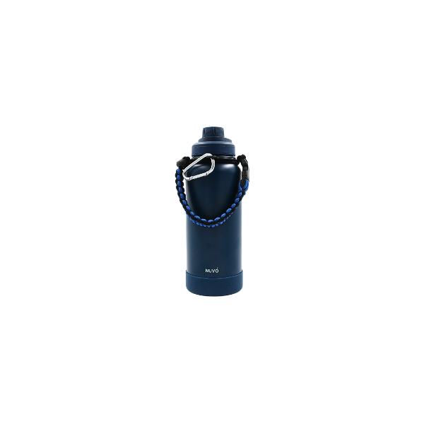 Termo Doble Pared De Acero Azul Insulado 1 L@
