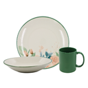 Vajilla 9 piezas Flora Fresca@