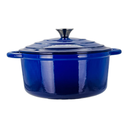 Olla de hierro fundido esmaltado con tapa 26 cm @