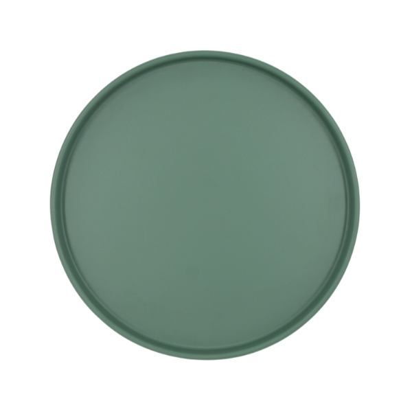 Plato Barcelona 23 cm melamina verde mate@