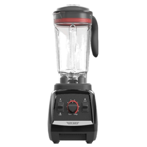 Licuadora Turbo Max Negra con 10 velocidades y botón de pulso@