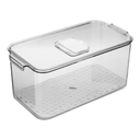 Contenedor para refrigerador de plástico con tapa 32 x 16.5 x 14.5 cm Home Addict MOD. AA8802L (12)